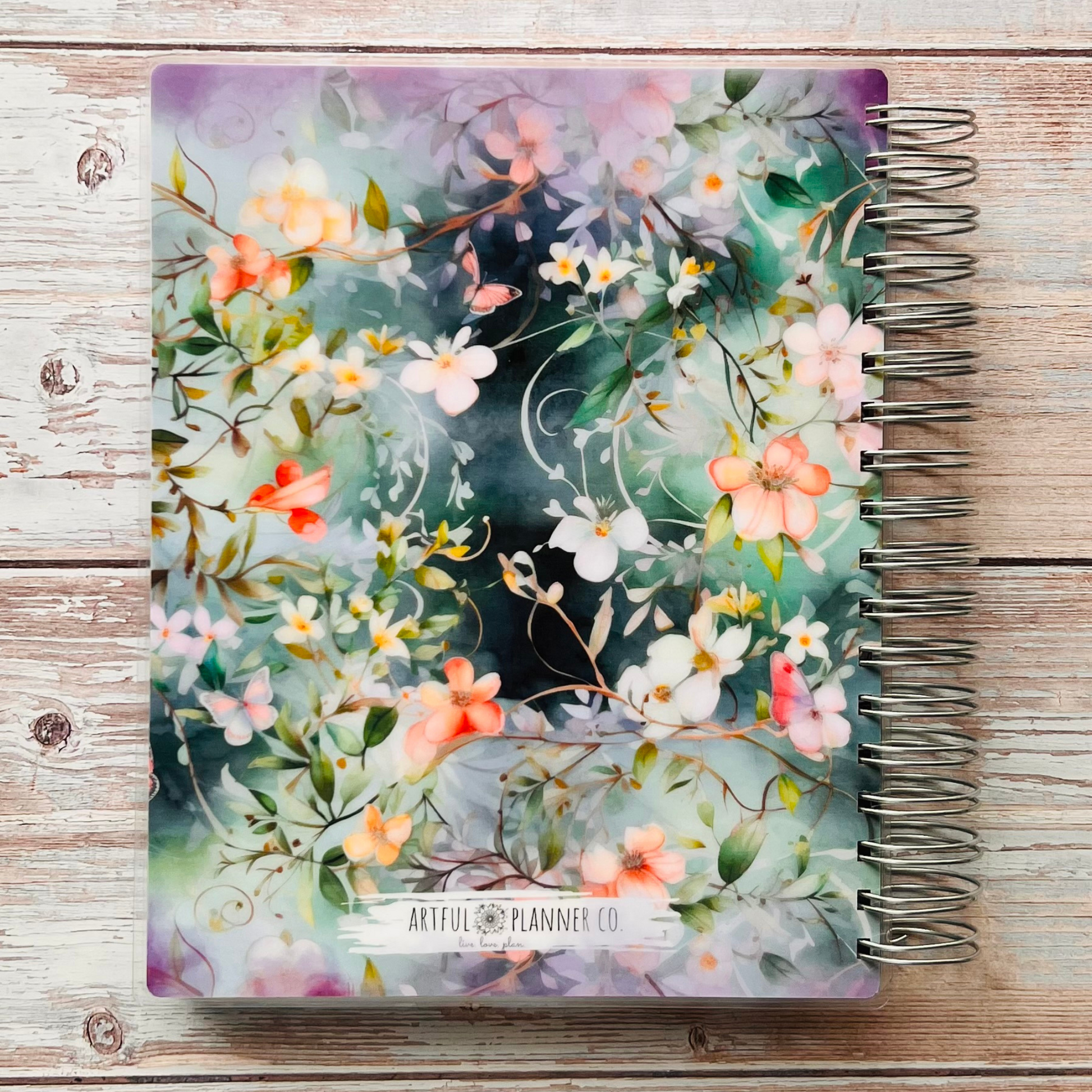 Personalized Weekly Planner 2023-2024 | Magical Garden Weekly Planners Artful Planner Co. 