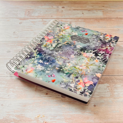 Personalized 6 Month Daily Planner 2023-2024 | Magical Garden Daily Planners Artful Planner Co. 