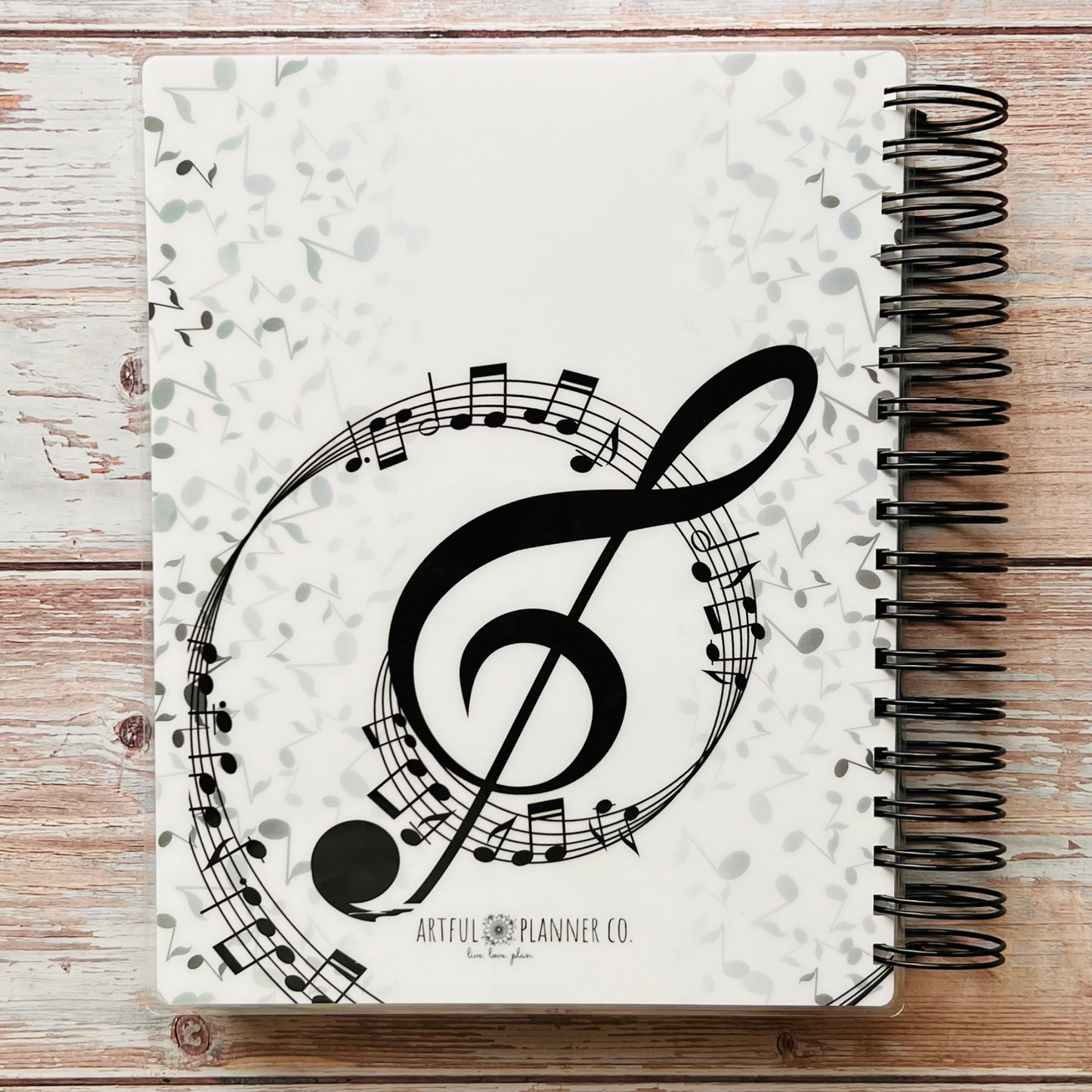 Personalized Weekly Planner 2023-2024 | Music Weekly Planners Artful Planner Co. 