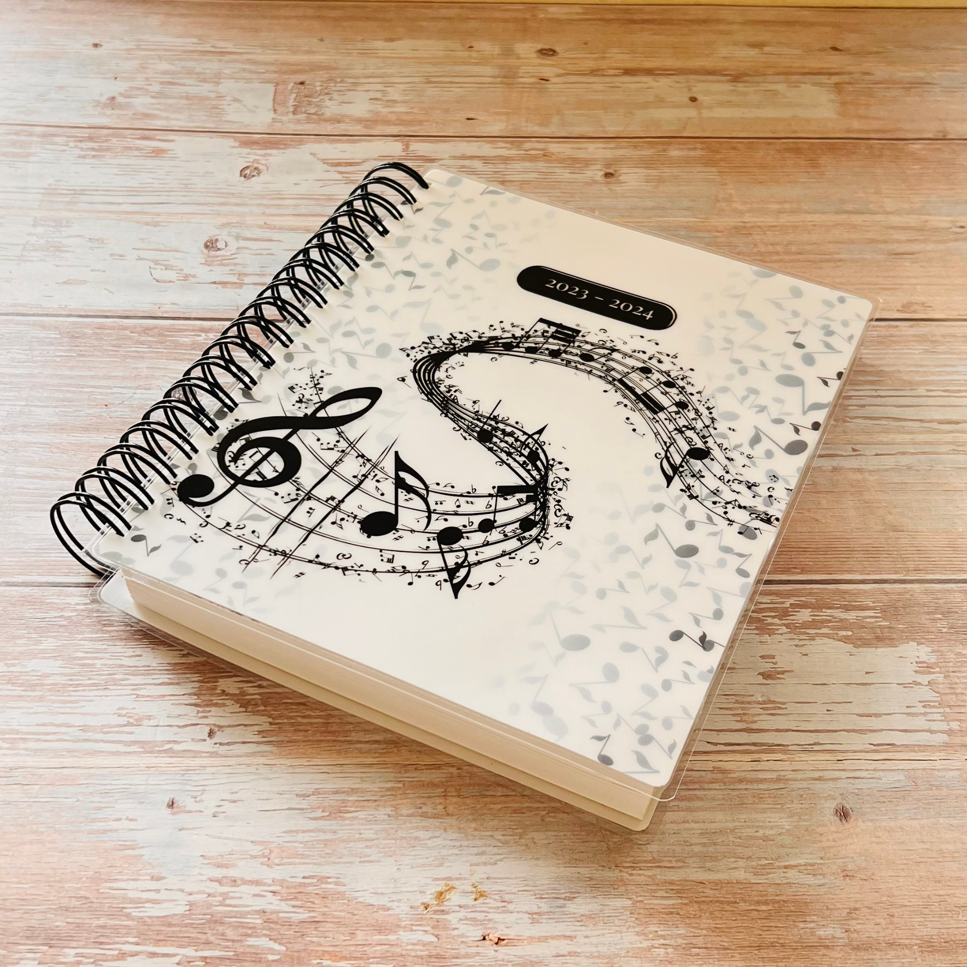 2023-2024 Personalized Monthly Planner - Music Monthly Planners Artful Planner Co. 