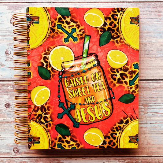 Personalized 6 Month Daily Planner 2023-2024 | Sweet Tea & Jesus Daily Planners Artful Planner Co. July-2023 20 Meal Planners +$3.00 (added to back) 