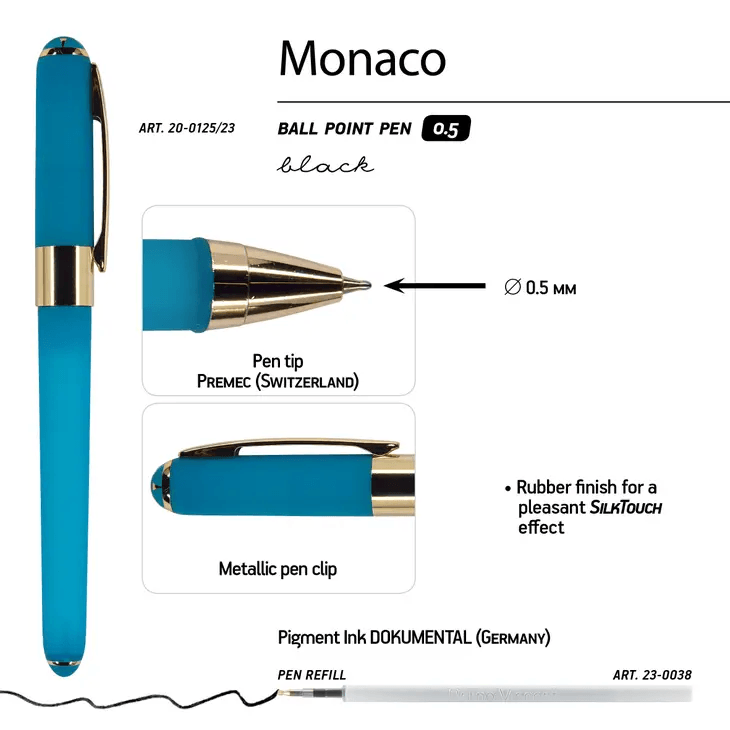 Monaco Pen - Turquoise Pens BV by Bruno Visconti 