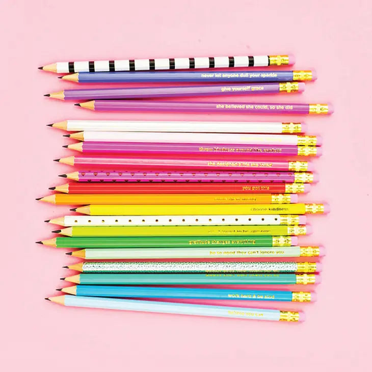 Motivational Pencil Set - Artful Planner Co.