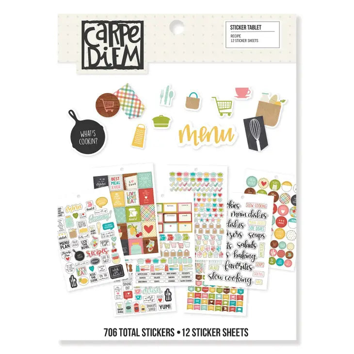 Recipe Sticker Value Pack – Artful Planner Co.