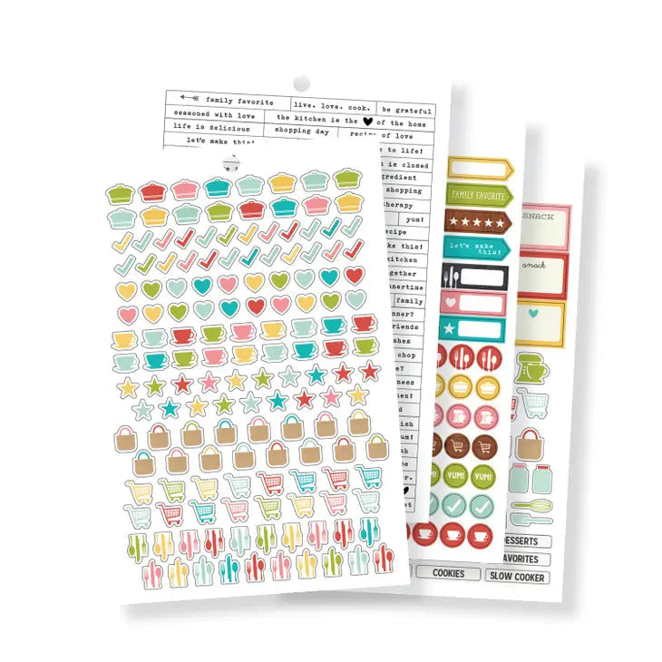 Recipe Sticker Value Pack – Artful Planner Co.