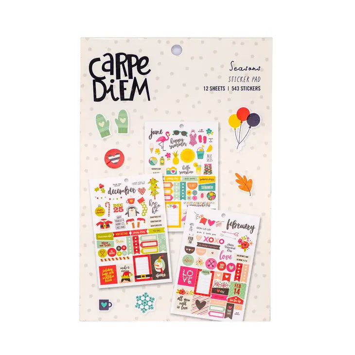 Seasons Sticker Tablet - Artful Planner Co.