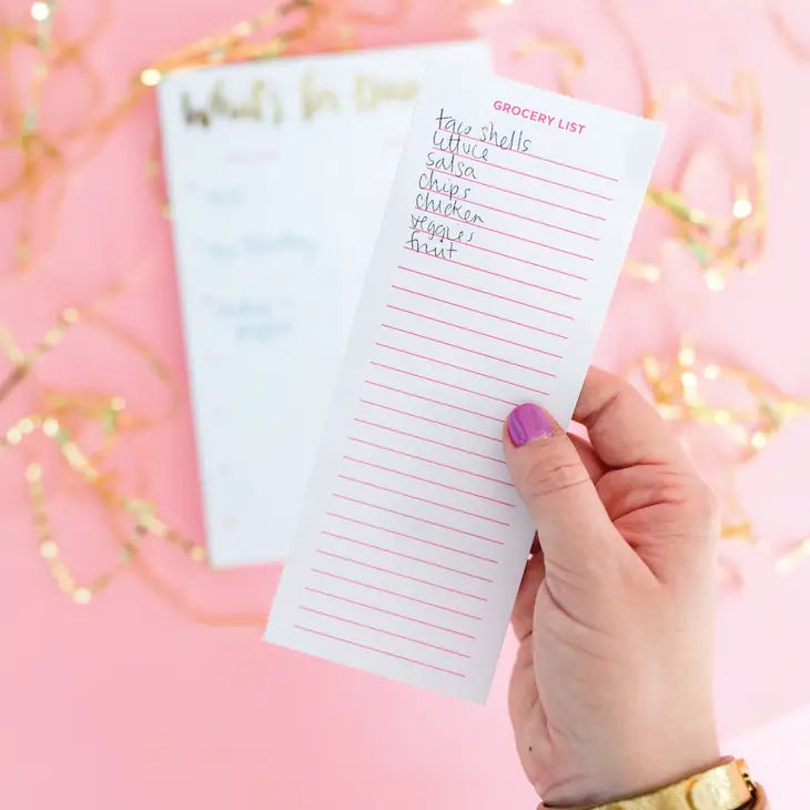 Meal Planning Magnetic Notepad - Artful Planner Co.